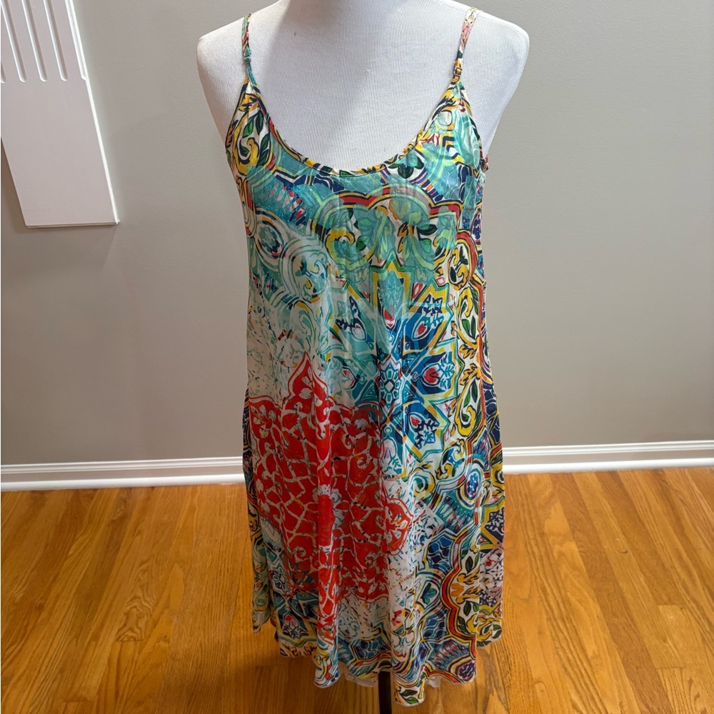 Johnny Was Multicolor Sleeveless Dress